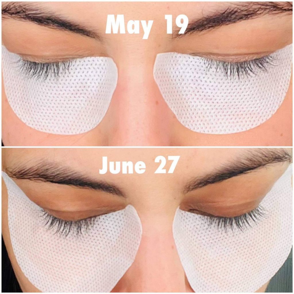avant/après soin mascara Younique Quadra