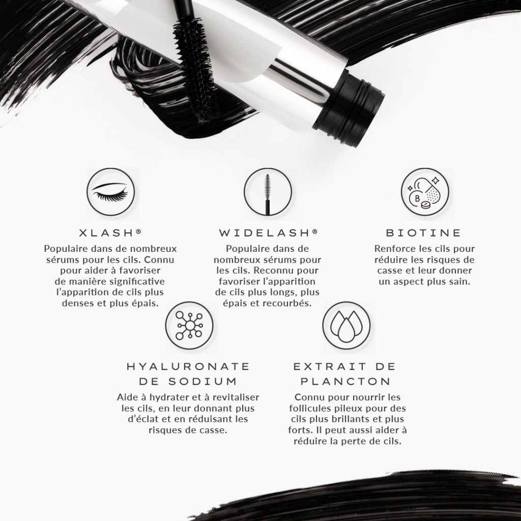 ingrédients mascara quadra younique