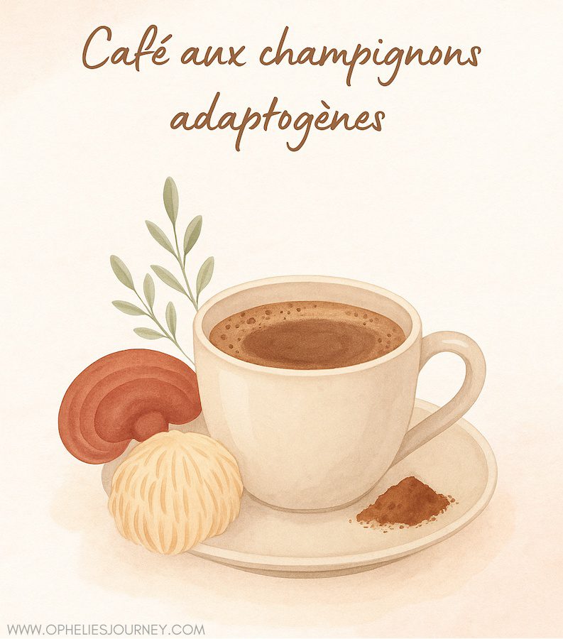 café aux champignons adaptogènes