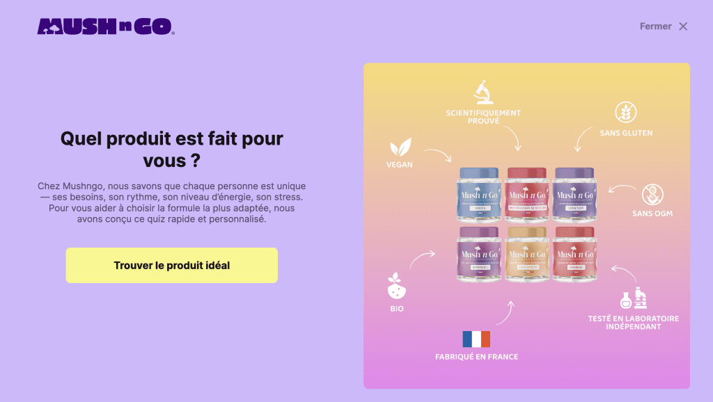 mushngo test quel complément choisir