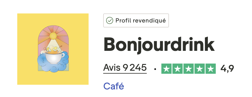 bonjour drink avis trustpilot