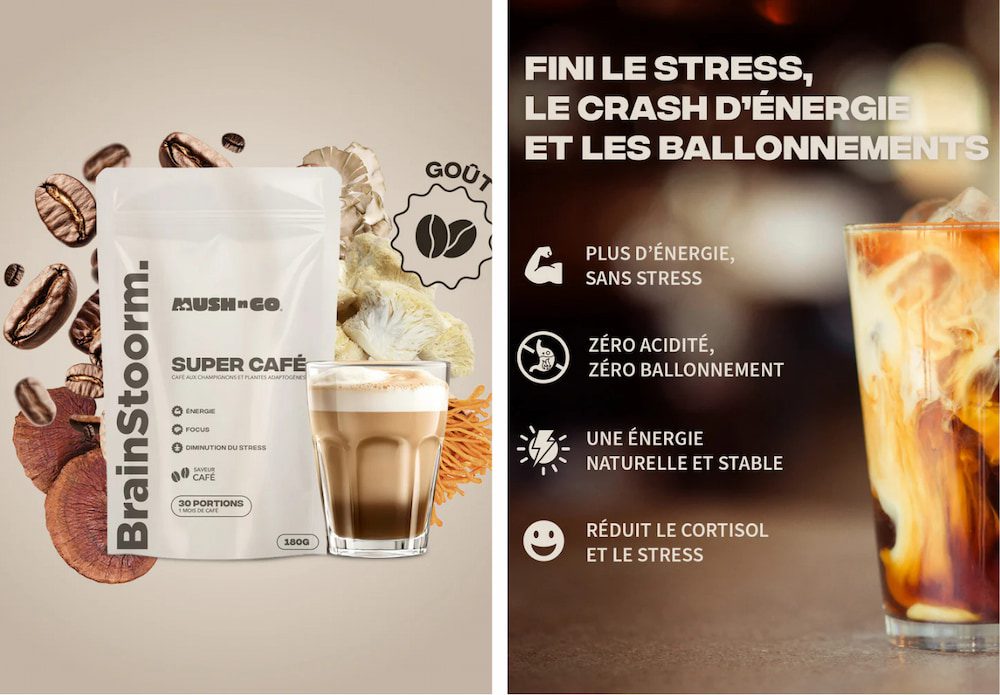 avis brainstoorm saveur café mushngo