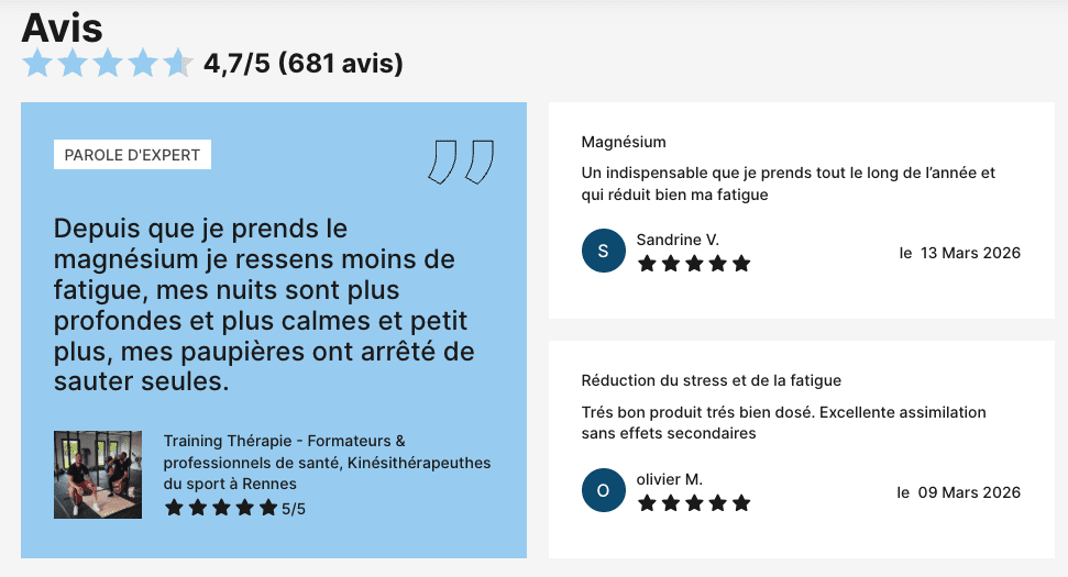 magnésium nutripure avis clients