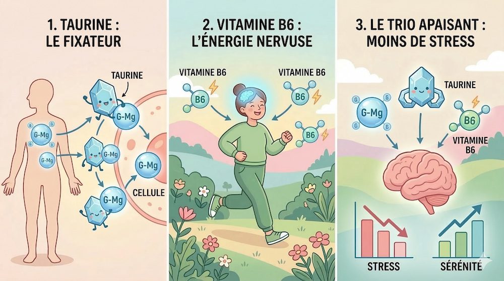 magnésium nutripure taurine vitamine b6